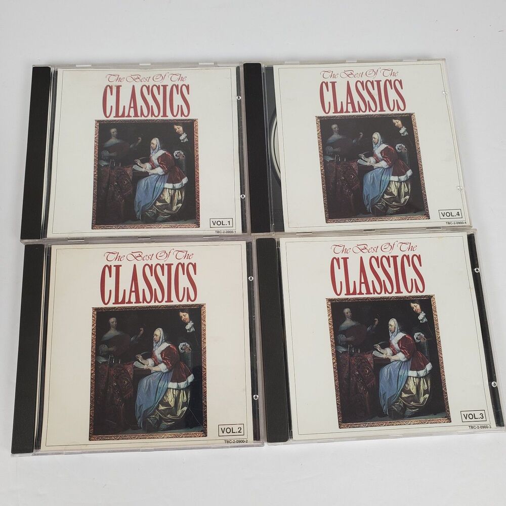 Best Of The Classics Vol’s 1-4 CD’s classical music